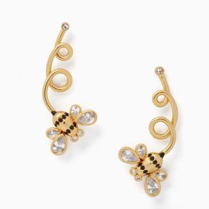 NEW Kate Spade Picnic Perfect Bee Ear Pins Earring